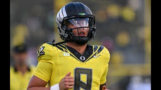 Oregon QB Dillon Gabriel The Opportunity Vs Ohio State Challenge Of The OSU Defense [upl. by Aidualc]