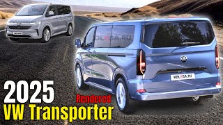 New 2025 Volkswagen Transporter T7 Rendered [upl. by Yliab706]