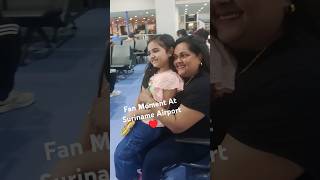 Fan Moment At Suriname Airport ♥️youtubeshorts shorts fans moments [upl. by Mateusz]