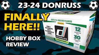 FINALLY HERE 202324 Panini Donruss FIFA Hobby Box Soccer Review [upl. by Cliffes487]