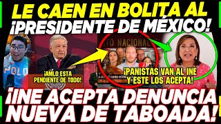 ACABA DE PASAR INE LE CAE A AMLO EN BOLA ¡XÓCHITL Y AHORA TABOADA LUNES DE NOCHE [upl. by Atterg]