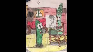 Silly Songs with Larry I Love My Lips drawing [upl. by Lehman102]