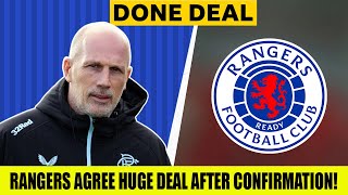 Rangers Agree HUGE Deal As Confirmation Made [upl. by Shamrao57]