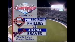 October 10th 1993  NLCS Game 4  Phillies vs Braves mrodsports [upl. by Airbma]