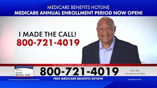 Medicare Benefits Hotline TV Commercial 144 Added Back Featuring George Foreman [upl. by Tdnerb264]