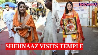 Shehnaaz Gill Seeks Blessings At Siddhivinayak Temple As Dhup Lagdi Drops Online WATCH [upl. by Batruk791]