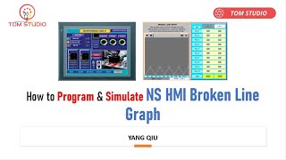 How to program Omron NS series HMI broken line graph [upl. by Sabino941]