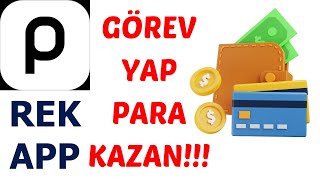 Görev Yap Para Kazan 🤑🤑🤑REK APP [upl. by Lodge]