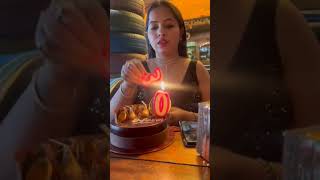 its my birthday dhinchakpooja youtubeshorts [upl. by Ijar]