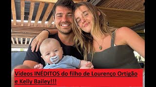 VÍDEOS ÚNICOS do filho de Lourenço Ortigão e Kelly Bailey [upl. by Eilojne]