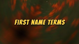 Courteeners  First Name Terms Lyric Video [upl. by Selestina]