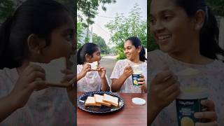 Icecream Bread 🍞 TomampJerry 😋 DiyaIshwarya shorts viralvideo [upl. by Ardnued]