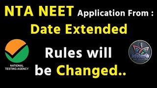 NEET Application From  Date Extended Upto 16 MarchRules will be Changeneeteducatormmbaldodia [upl. by Oruasi]