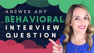 How To Answer Behavioral Based Interview Questions  BEST Sample Answer [upl. by Monson]