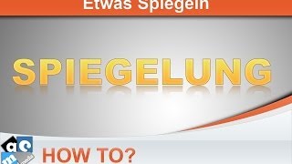 How To  Spiegelung Effekt und Text Spiegeln  Tutorial Photoshop Deutsch [upl. by Iahc]