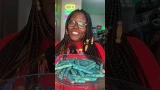 I ATE and RATED Blue TAKIS with a stranger shorts food [upl. by Asiuol]