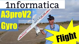 HobbyEagle A3 Pro V2 6 axis Gyro Fixed Wing Flight Test [upl. by Harias350]