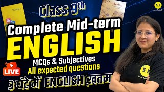 English Marathon Class 9 NCERT  MidTerm Exam 9th Class  Complete English NCERT by Deepika Maam [upl. by Noam]