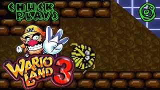 【Chuck Plays Wario Land 3 6】You Wouldnt Like me When Im Flat [upl. by Nowtna105]