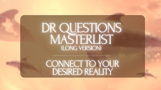 3H LOOPED DR QUESTIONS MASTERLIST Sleep and connect to your desired reality [upl. by Einnaej]