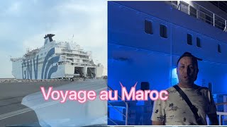 vlogvoyagevoyage au maroc 2022 GNV sete  nador [upl. by Arette]