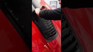 Installing A GIANT Hood Vent On My C5 CORVETTE [upl. by Siraf]