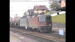 SBB GOTTHARD LINE ERSTFELD TO GOSCHENEN 19891990 [upl. by Daryl860]