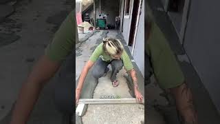 Fazendo contrapiso reforma construction façavocêmesmo video foryou mulher [upl. by Edy]