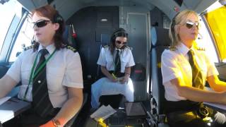 Aer Lingus Cockpit Video  Dublin to Los Angeles  Inaugural LAX Flight [upl. by Joachima25]