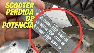 Por esta razón las motos scooter pierden velocidad y arranque [upl. by Nakah]