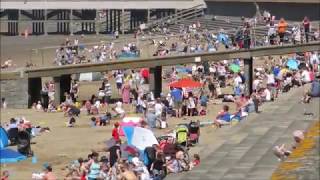 Busy BurnhamOnSea beach BurnhamOnSeacom [upl. by Yunfei]