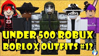 Under 500 Robux Roblox Outfits Part 12 [upl. by Vookles751]