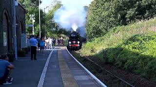 SR West Country Class 34046  Braunton  Corkickle  The Lakelander  31st Aug 2024 [upl. by Helyn]