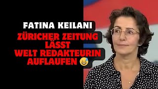 Live im TV Züricher Zeitung lässt Welt Redakteurin auflaufen [upl. by Rip]