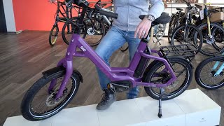 EBike 2022 Qio Eins AP8 Kompaktrad Tiefeinsteiger Bosch Active Line Plus Review [upl. by Areikahs]