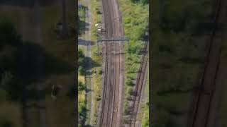 Bridgend railway station ￼ i’m surrounded of Bridgend with a Birds Eye view with my drone [upl. by Halimeda505]