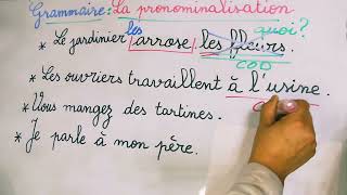 Grammaire la pronominalisation [upl. by Grefe]