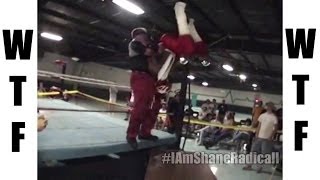 Wrestler Paralyzed After Botched Piledriver Through Table  WTF Wrestling [upl. by Yemrots]