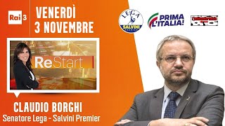 🔴 Interventi del Sen Claudio Borghi ospite a quotReStartquot 03112023 [upl. by Goldfinch]