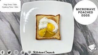 Microwave Poached Eggs Shorts [upl. by Kozloski404]