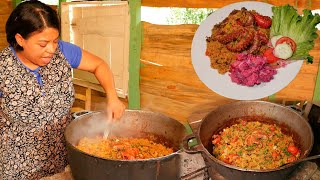 Locrio de Mariscos Comida Dominicana del Campo [upl. by Ahsinrev]