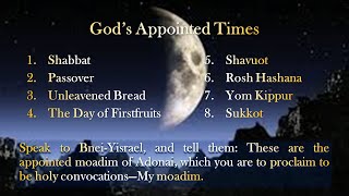 All the Moedim or God’s appointed times [upl. by Eceirtal370]