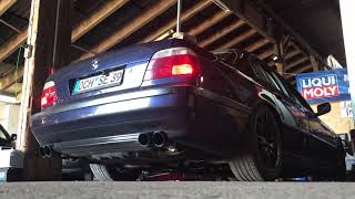 BMW E38 740i Exhaust [upl. by Sorcha]