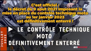 Abrogation du contrôle technique moto ▶︎ Exclu Moto Magazine [upl. by Olive]