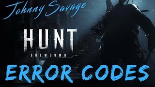 Hunt Showdown Early Access Update Error Codes [upl. by Aihtnis]