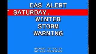 Winter Storm Warning EAS Boston [upl. by Bein287]