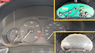 Citroen Berlingo 20032009 Gösterge Panel Sökme Degisim  Replace Speedometer [upl. by Venator]