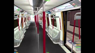 OpenBve Tsuen Wan Line Central to Tsuen Wan 荃灣線中環至荃灣 [upl. by Yeltneb]