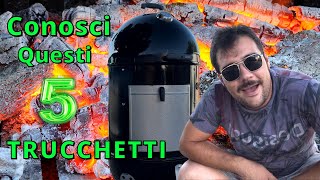 Come funziona un affumicatore verticale  trucchetti EXPERT bonus Weber smokey mountain [upl. by Janella]