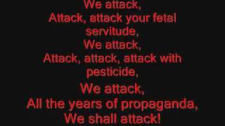 System of a Down  Attack Lyrics [upl. by Sabah820]